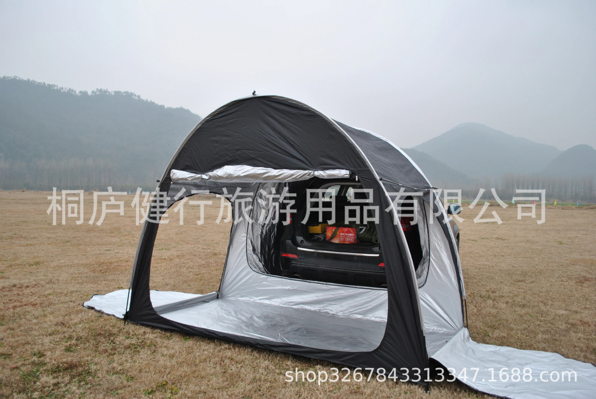 Cheap Goat Tents Outdoor Car Trunk Tent Sunshade Rainproof Tailgate Shade Awning Tent For SUV Car Self Driving Tour Barbecue Camping Tool   